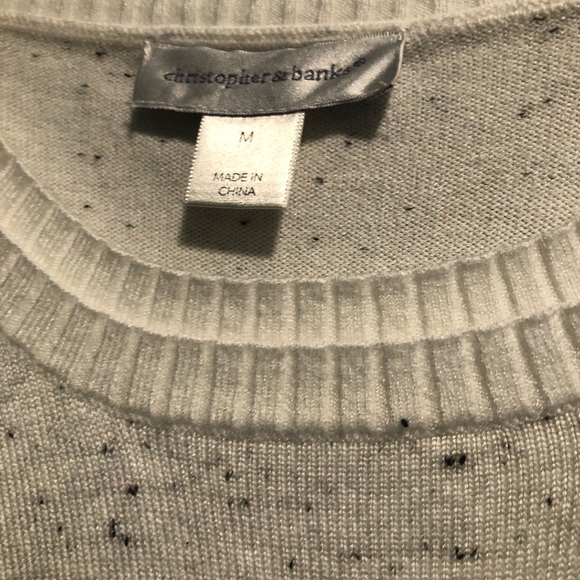 Christopher & Banks Crew Neck Sweater, Medium - Picture 7 of 8